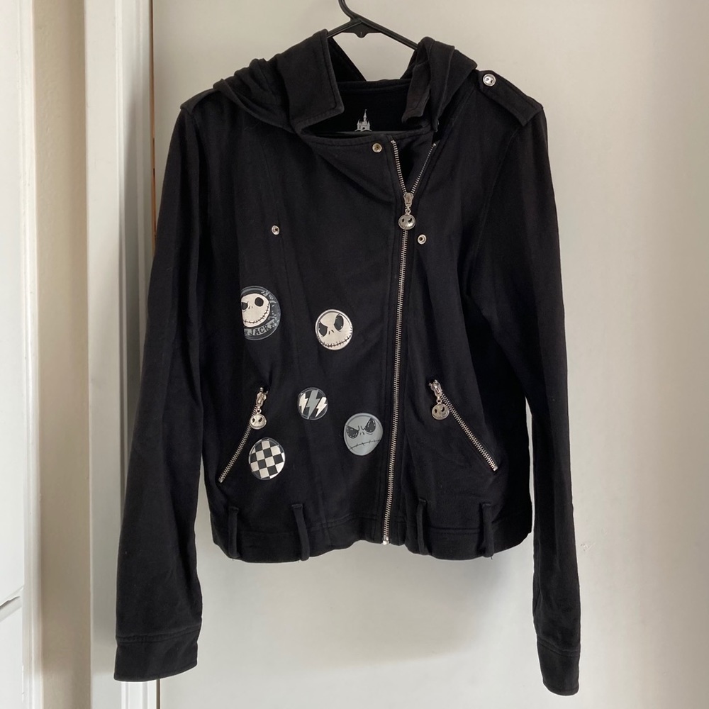 DISNEYLAND Jack Skellington Moto Hoodie